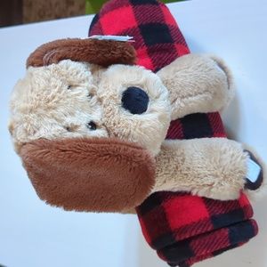 New Cloud Castle Chocolate Pup Buddy & Cozy Throw Blanket